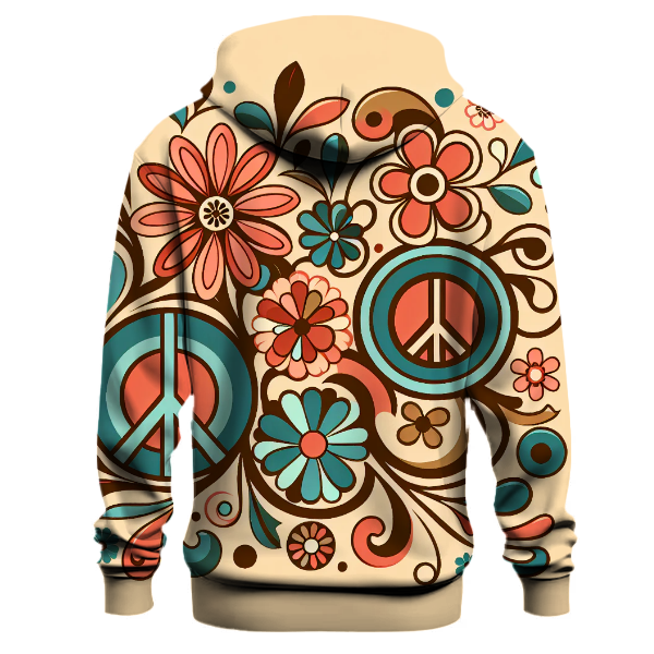 Flower Power Hippie Hoodie