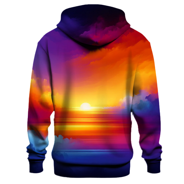 Sunset Horizon Fusion Hoodie