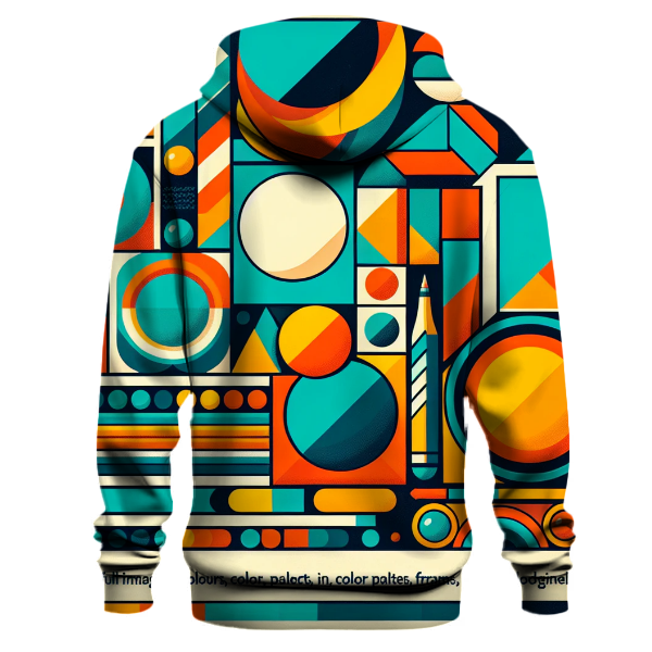 Funky Geometric Vibes Hoodie