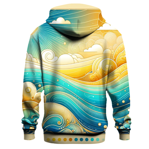 Bright Summer Breeze Gradient Hoodie