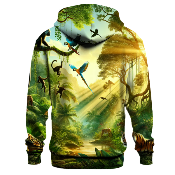 Playful Jungle Safari Adventure Hoodie