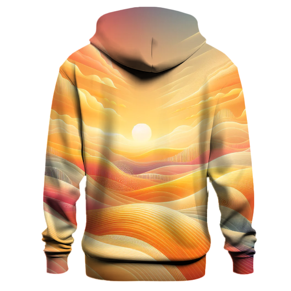 Sunrise Glow Tie-dye Design Hoodie