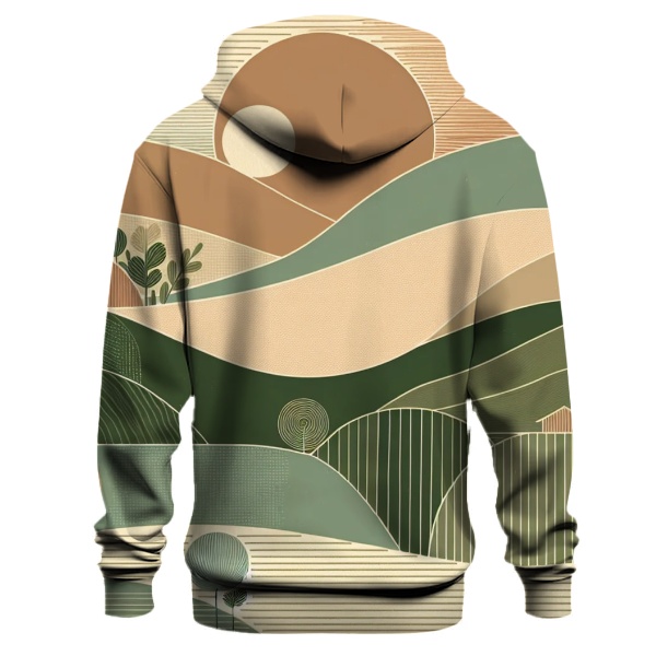 Peaceful Prairie Tones Hoodie