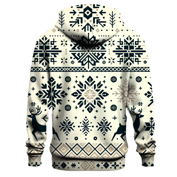 Nordic Knit-Inspired Hoodie