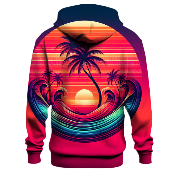 Tropical Sunset Hues Hoodie
