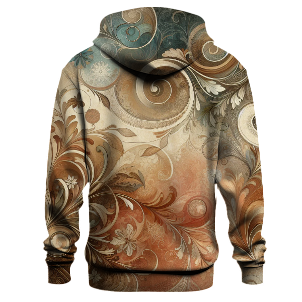 Vintage Earthy Tie-Dye Hoodie