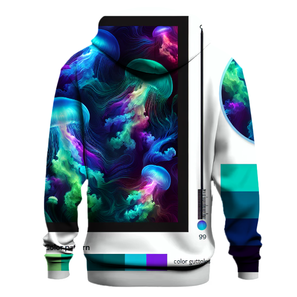 Electric Jellyfish Pulse Hoodie