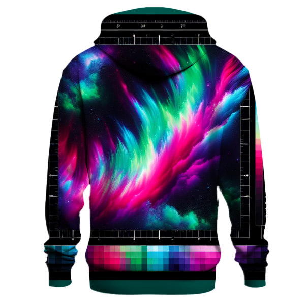 Vibrant Aurora Tie-Dye Hoodie