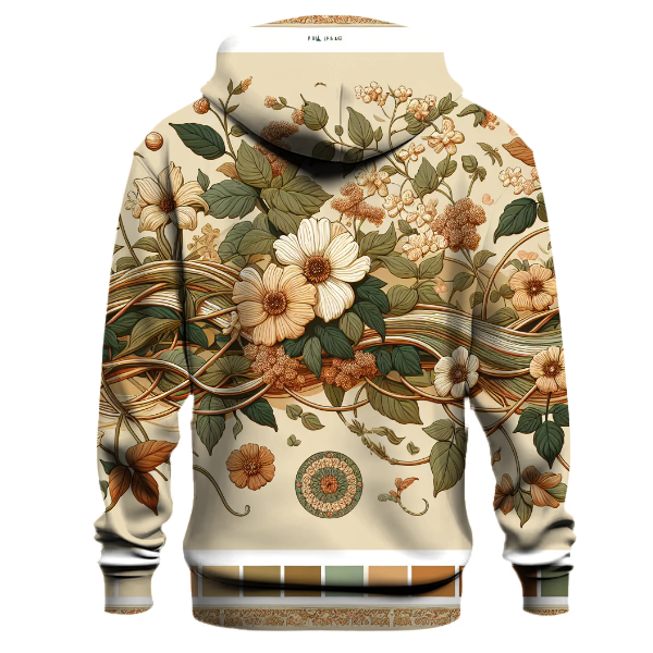 Blossoming Retro Harmony Hoodie