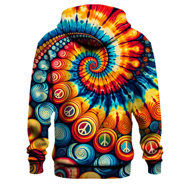 Groovy Vibes Tie-Dye Hoodie