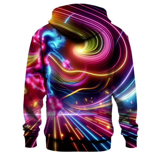 Electric Dancer Silhouette Hoodie