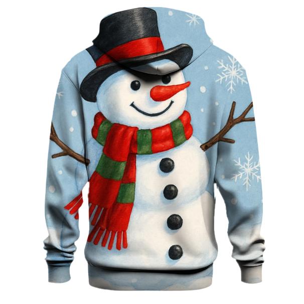 Frosty the Snowman with a Top Hat Hoodie