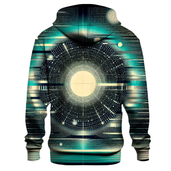 Retro TV Static Vibes Hoodie