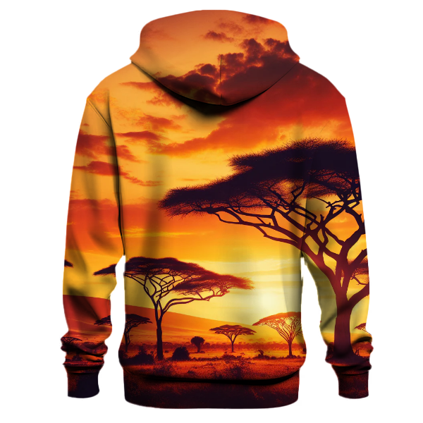 Majestic Savannah Sunset Hoodie