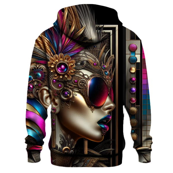 Glam Rock Radiance Hoodie
