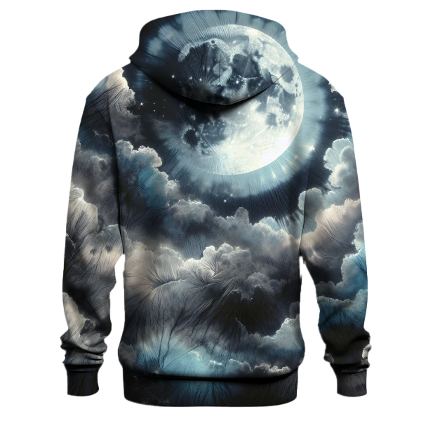 Celestial Moonlit Shadows Hoodie