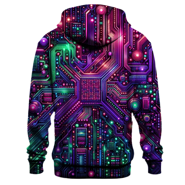 Retro Circuit Board Hoodie