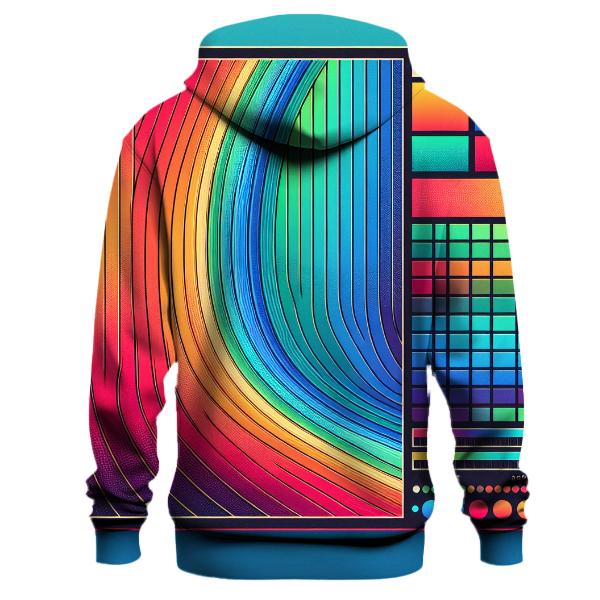 Retro Rainbow Gradient Hoodie