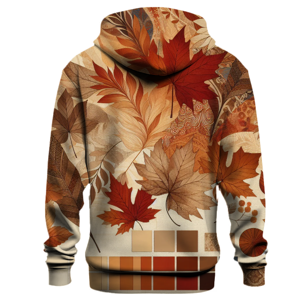 Fallen Leaves Tie-dye Design Hoodie