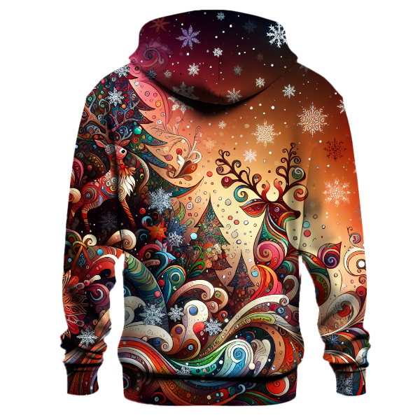 Funky Christmas Sweater Party Hoodie