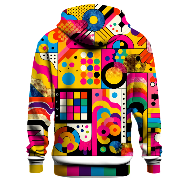 Groovy Colors Pattern Design Hoodie