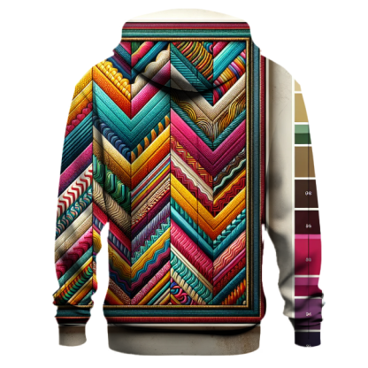 Colorful Zigzag Patterns Hoodie