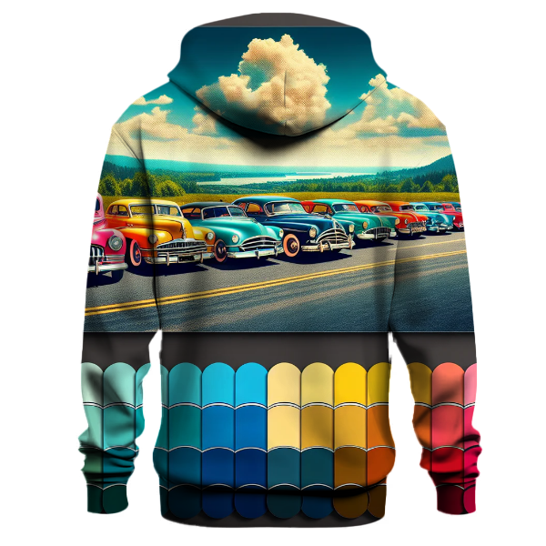 Retro Vintage Cars Collection Hoodie