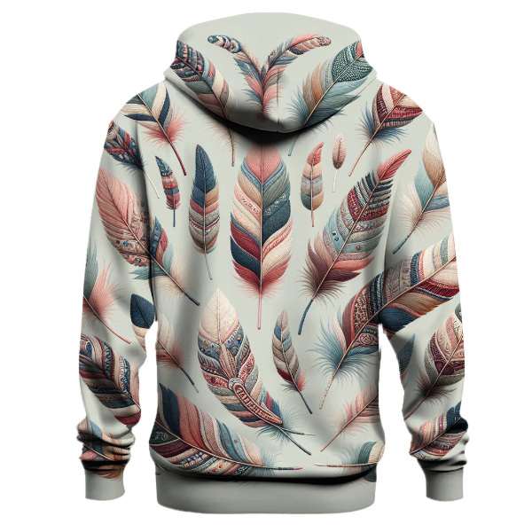 Boho Chic Feathers Hoodie