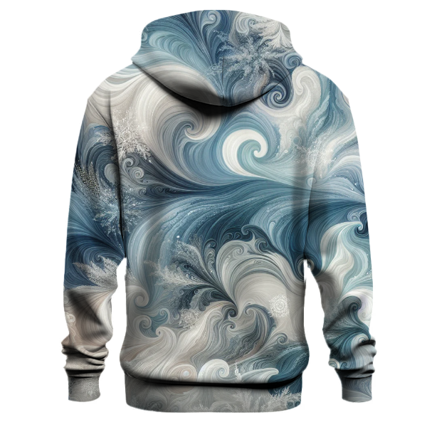 Arctic Breeze Tie-dye Design Hoodie