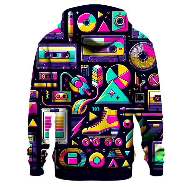 Radical Retro Collage Hoodie