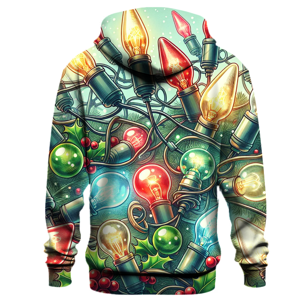 Retro Christmas Lights Fiesta Hoodie
