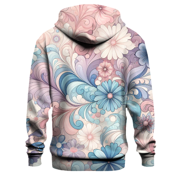 Pastel Petal Mosaic Hoodie