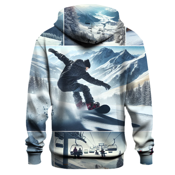 Snowboarding - Mountain Thrills Hoodie