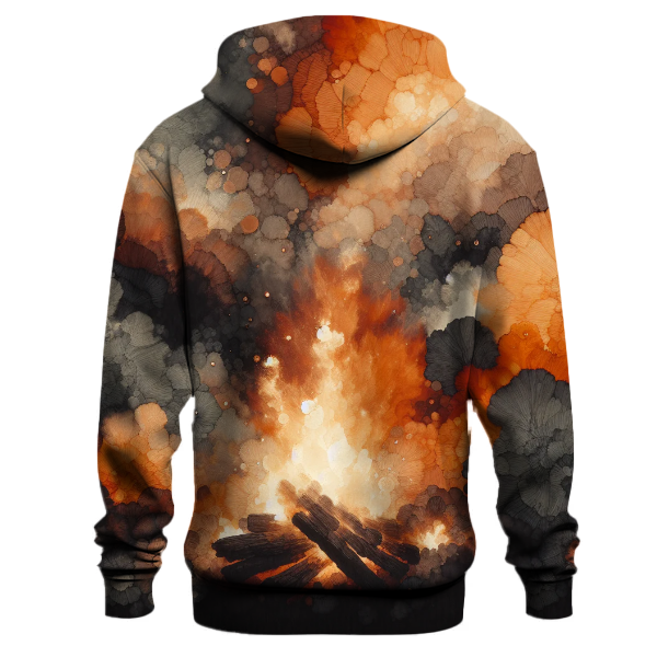 Rustic Bonfire Glow Hoodie