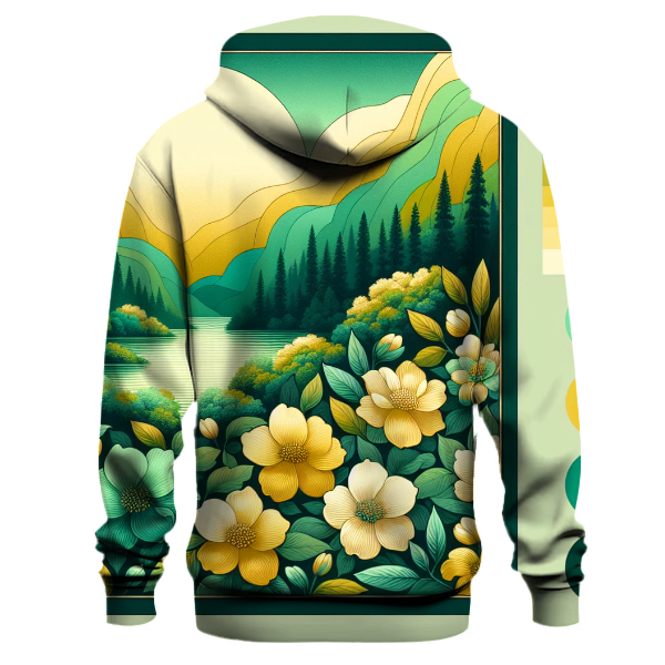 Emerald Valley Bloom Hoodie
