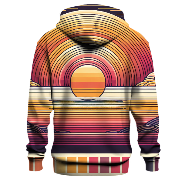 Sunset Horizon Patterns Hoodie