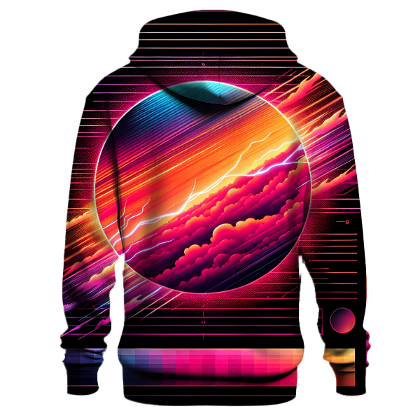 Electric Sunset Surge Hoodie
