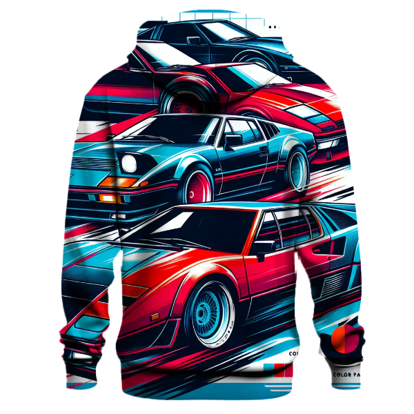 Retro Sports Car Hoodie