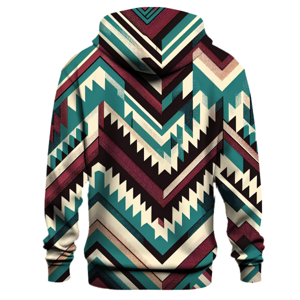Chic Zigzag Groove Hoodie