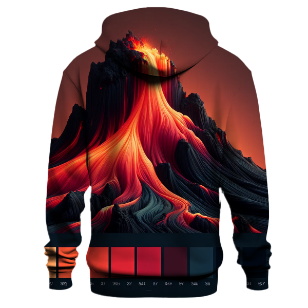 Vibrant Lava Flow Hoodie