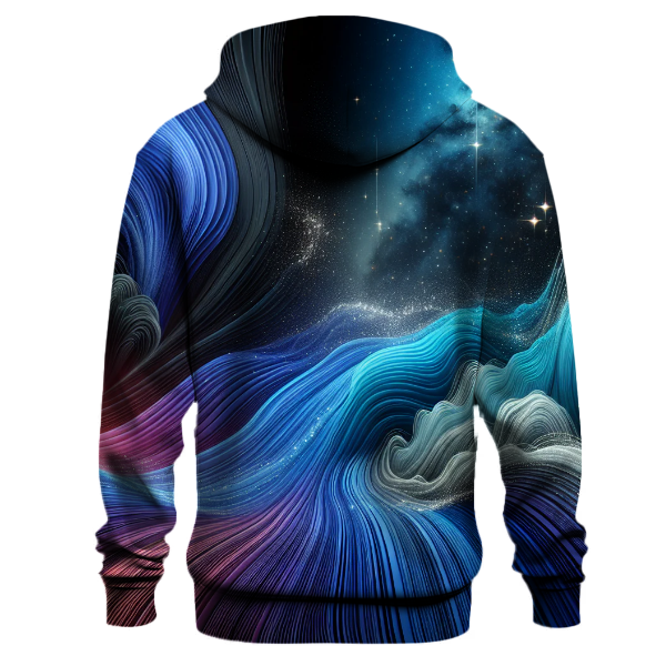 Cosmic Waves Gradient Hoodie
