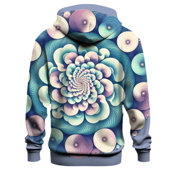 Serene Spiral Bloom Hoodie