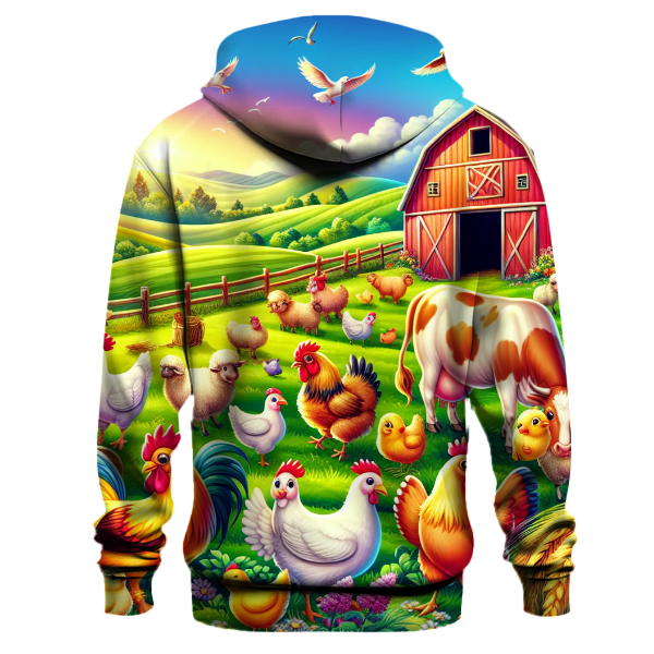 Charming Farm Animals Hoodie