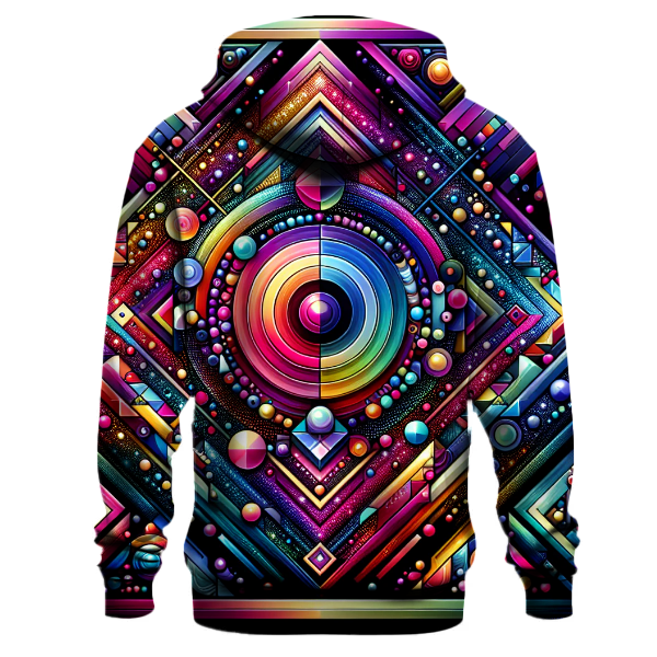 Geometric Prism Vibes Hoodie