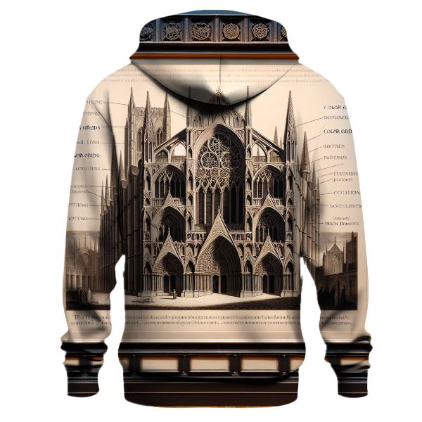Gothic Cathedral Shadows Hoodie