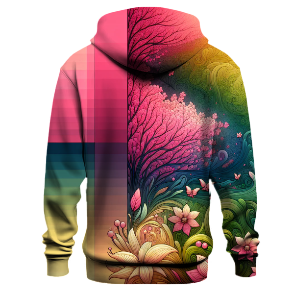 Blooming Flora Gradient Hoodie