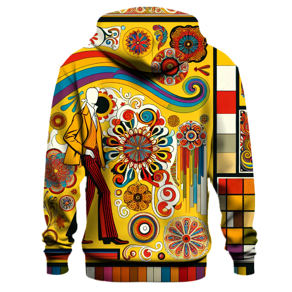 Groovy Patchwork Love Hoodie