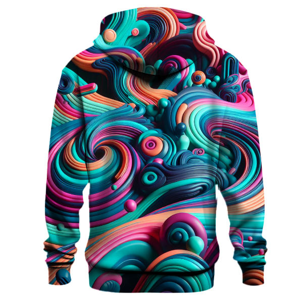Artistic Swirl Patterns Hoodie