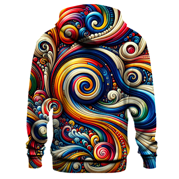 Swirl Art Hoodie
