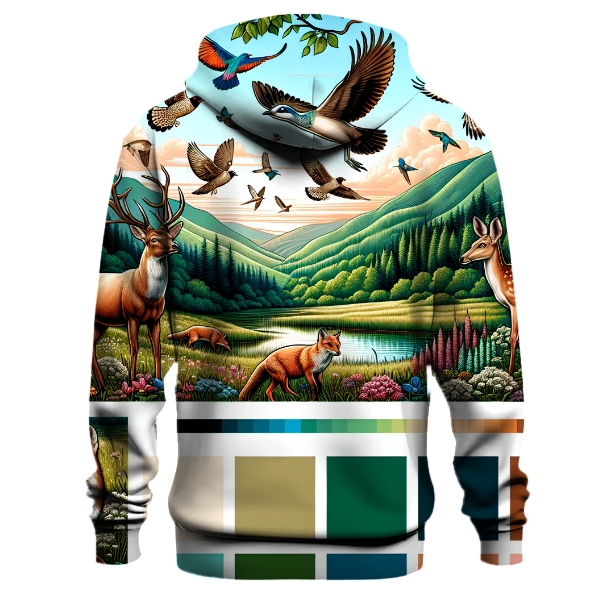Majestic Wildlife Wonderland Hoodie
